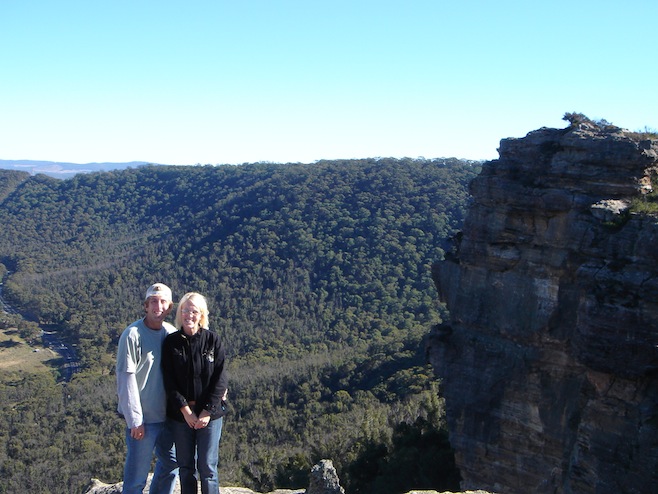 Pat and Ali Blue Mountains