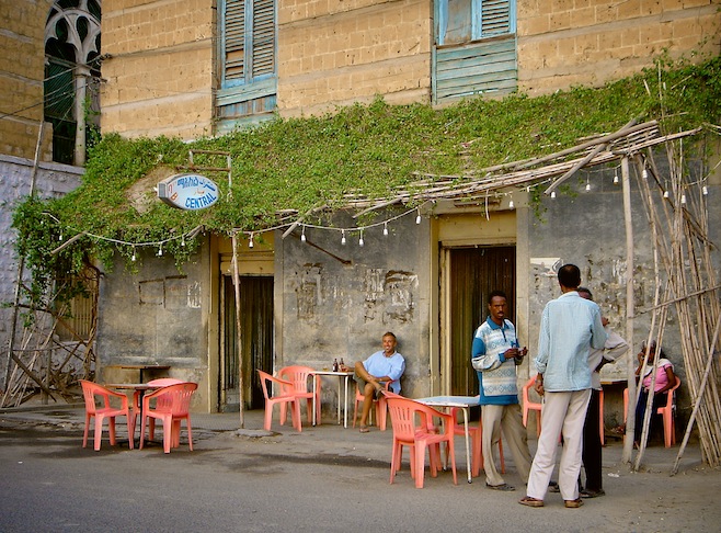 Eritrea Sidewalk Bar