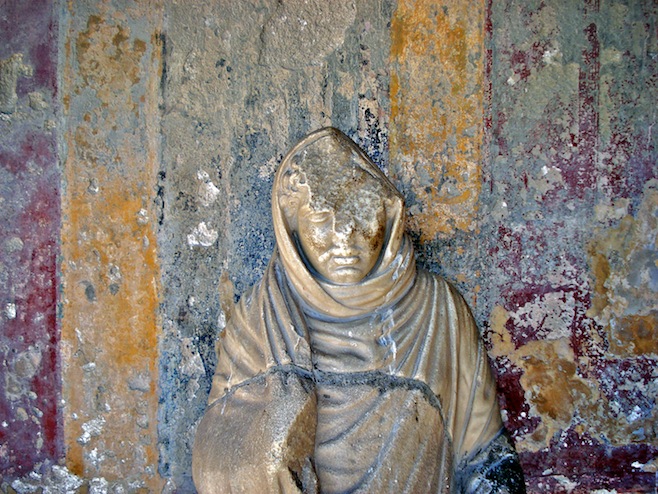 Italy Pompeii Statue