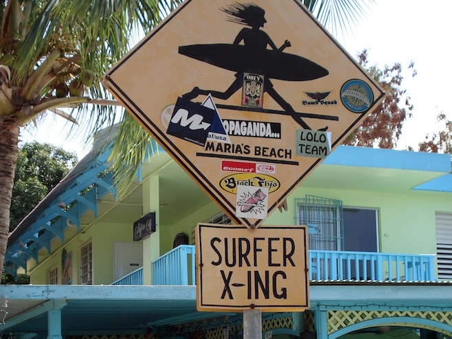 PR Surfer Sign