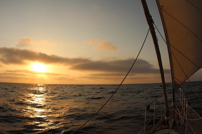 Baja Sailing Sunrise