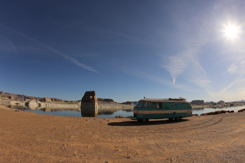 1966 Dodge Travco Lone Rock Beach