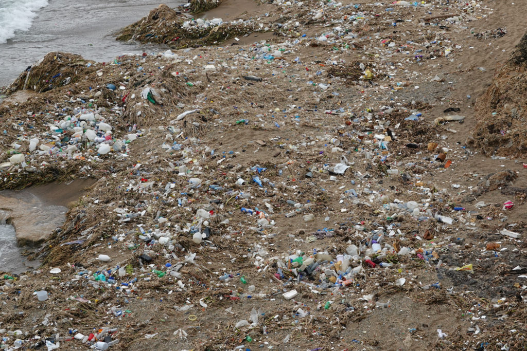 Beach Plastic Garbage